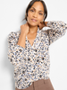 Image of NIC+ZOE Femme Cheetah Sweater - Neutral/Multicolor