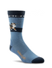 Image of Farm to Feet Richmond Crew Length Sock - Blue/Multicolor