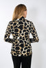 Image of Frank Lyman Animal Print Jacket - Black/Beige