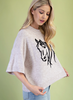 Image of GiGiO Equestrian Graphic Knit Sweater - Oatmeal