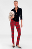 Image of Gretchen Scott Duke of York Pull On Pant - Red/Multicolor