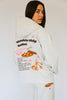 Image of Happy Camp3er Chocolate Chip Cookie Zip Front Hoodie - Oatmeal Heather