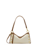 Image of Hammitt Kyle Small Shoulder Bag - Cream/Mahogany/Antique Gold