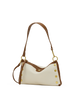Image of Hammitt Kyle Small Shoulder Bag - Cream/Mahogany/Antique Gold