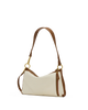 Image of Hammitt Kyle Small Shoulder Bag - Cream/Mahogany/Antique Gold