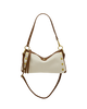 Image of Hammitt Kyle Small Shoulder Bag - Cream/Mahogany/Antique Gold