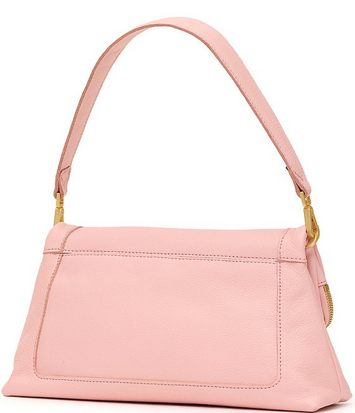 Hammit Beverly Medium Shoulder Bag - Flamingo Pink/Brushed Gold
