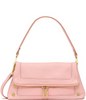 Image of Hammit Beverly Medium Shoulder Bag - Flamingo Pink/Brushed Gold