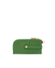 Image of Hammitt 210 East Leather Wallet - Dill Green/Gold
