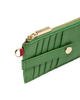 Image of Hammitt 210 East Leather Wallet - Dill Green/Gold