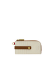 Image of Hammitt 210 East Leather Wallet - Cream/Mahogany/Antique Gold