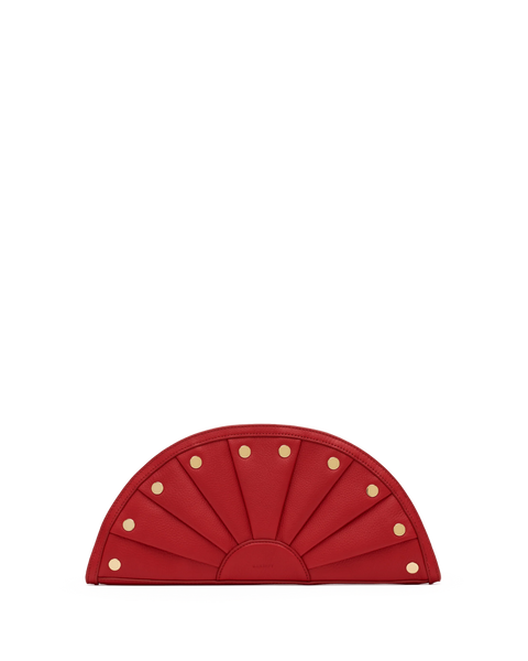 Hammitt Shelley Crossbody Clutch - Chili Red/Gold