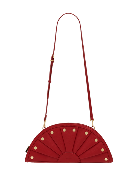 Hammitt Shelley Crossbody Clutch - Chili Red/Gold