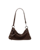 Image of Hammitt Kyle Small Shoulder Bag - Belted Espresso/Gunmetal
