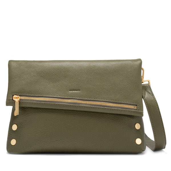 Hammitt VIP Large Crossbody - Olive Pebble/Brushed Gold