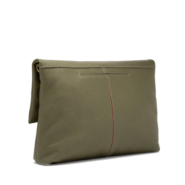 Hammitt VIP Large Crossbody - Olive Pebble/Brushed Gold