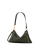 Image of Hammitt Kyle Medium Shoulder Bag - Twin Crest Pebble/Brushed Gold