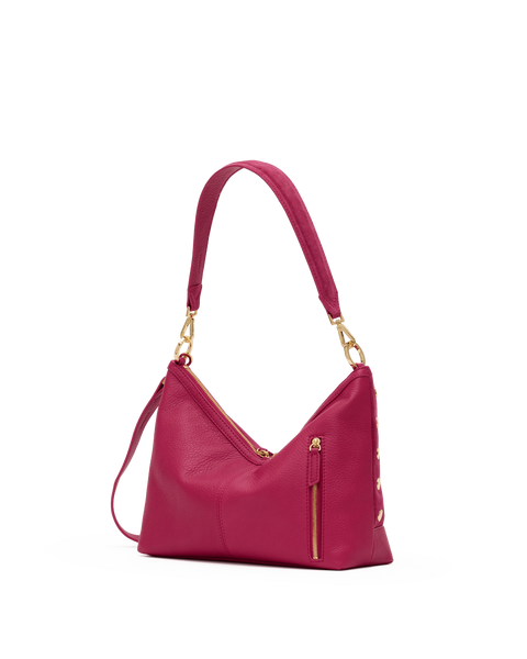 Hammit Grace Medium Shoulder Bag - Calypso Sude/Brushed Gold