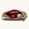 Image of Hammitt Kyle Small Shoulder Bag - Olive Pebble/Brushed Gold