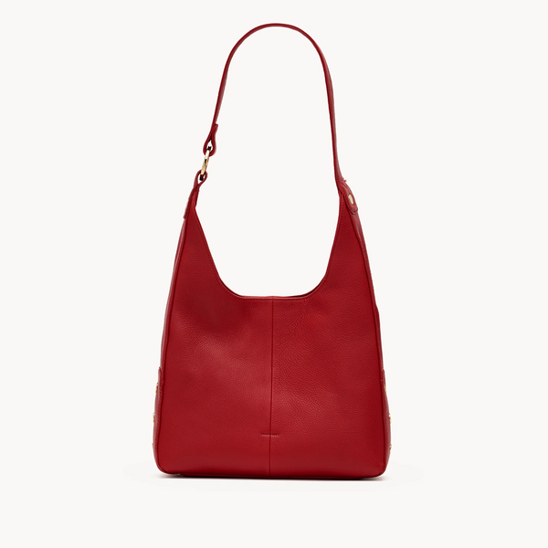 Hammitt Tim Med Shoulder Bag - Chili Red/Gold