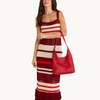 Image of Hammitt Tim Med Shoulder Bag - Chili Red/Gold