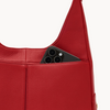 Image of Hammitt Tim Med Shoulder Bag - Chili Red/Gold