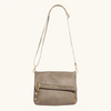 Image of Hammitt VIP Medium Clutch - Pewter/Brushed Gold