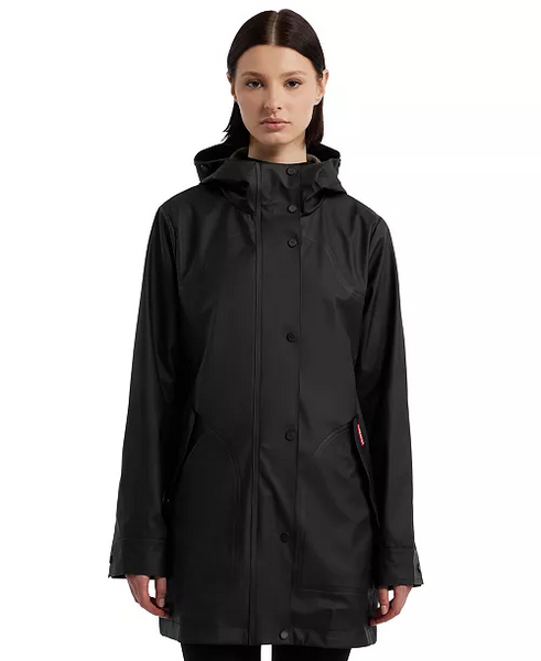 Hunter Acacia Rubber Raincoat - Black