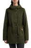 Image of Hunter Adela Cotton Canvas Rain Jacket - Hunter Green