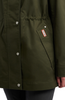 Image of Hunter Adela Cotton Canvas Rain Jacket - Hunter Green