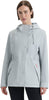 Image of Hunter Abbey Rubberized Rain Jacket - Silver Grey