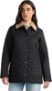 Image of Hunter Rachel Diamond Quilted Barn Jacket - Black