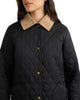 Image of Hunter Rachel Diamond Quilted Barn Jacket - Black