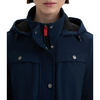 Image of Hunter Kate Softshell Cinched Waist Raincoat - Midnight