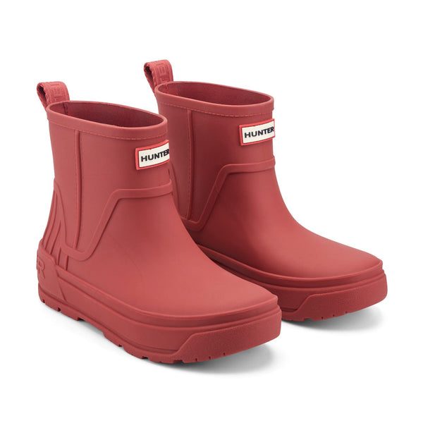 Hunter Wales Rain Bootie - Military Red