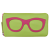 Image of Ili Leather Eyeglass Case - Pear/Indian Pink