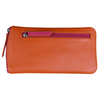 Image of Ili Leather Eyeglass Case - Orange/Indian Pink