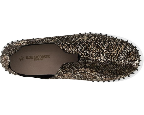 Ilse Jacobsen Tulip Metallic Snake - Black/Gold