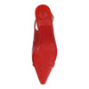 Image of J. Reneé Kallan Chain Detail Point Toe Slingback - Red