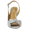 Image of J. Reneé Luanda Bow Front Slingback - Silver Glitter