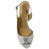 Image of J. Reneé Luanda Bow Front Slingback - Silver Glitter