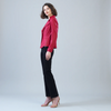 Image of Clara Sunwoo Liquid Leather Jacket - Red