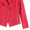 Image of Clara Sunwoo Liquid Leather Jacket - Red