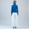 Image of Clara Sunwoo Soft Suede Jacket - French Blue