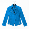 Image of Clara Sunwoo Soft Suede Jacket - French Blue