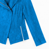 Image of Clara Sunwoo Soft Suede Jacket - French Blue