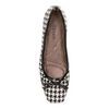 Image of J. Reneé Hirabelle Houndstooth Square Toe Ballet Flat - Black/White