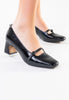 Image of J. Reneé Kavira Lizard Embossed Mary Jane Pump - Black
