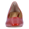 Image of J. Reneé Lysandra Cone Heel Square Toe Patent Pump - Red