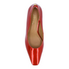 Image of J. Reneé Lysandra Cone Heel Square Toe Patent Pump - Red